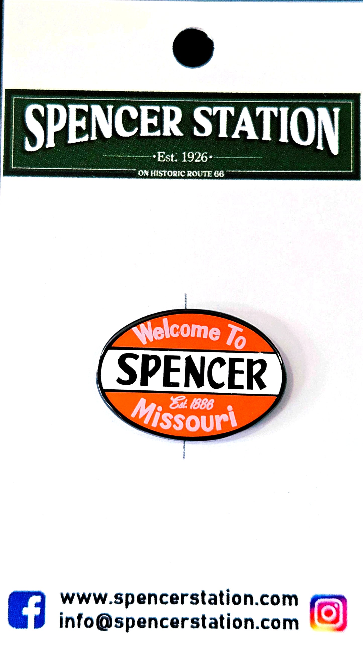 Welcome to Spencer Missouri Pin