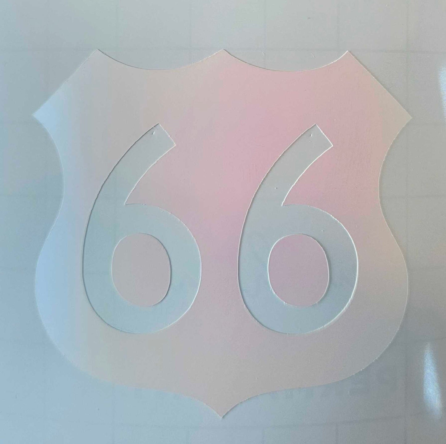 66 Highway Sign - Vinyl Decal
