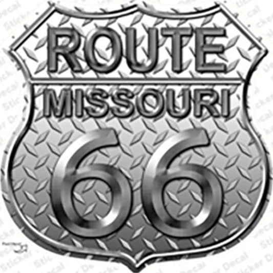 Route 66 Diamond Missouri Highway Shield - Sticker
