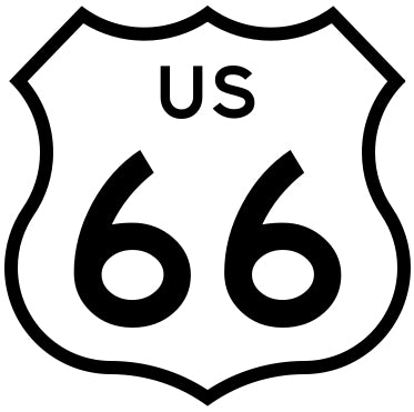 US 66 Shield - Vinyl Decal