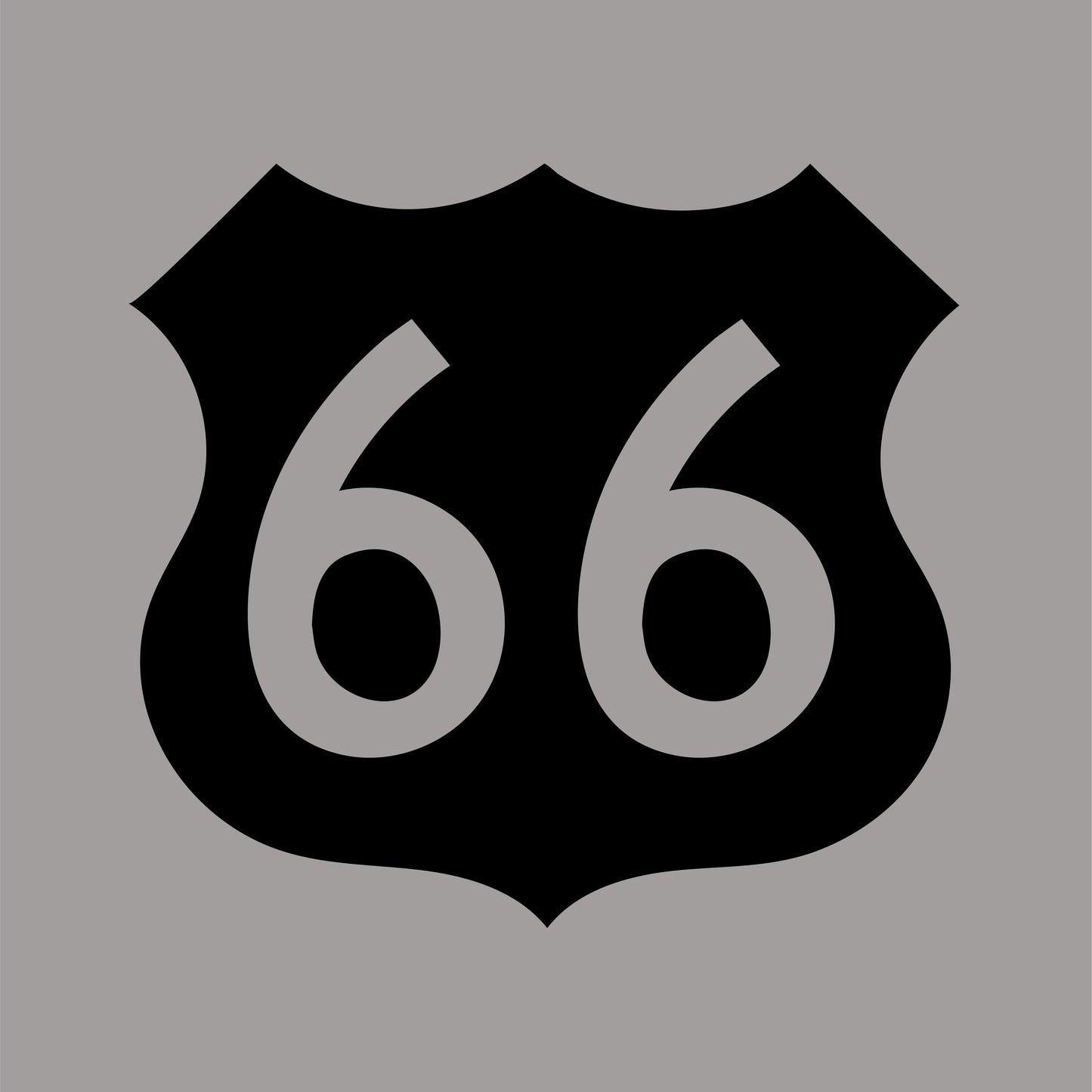 1963 Shield Vinyl Decal / White or Black