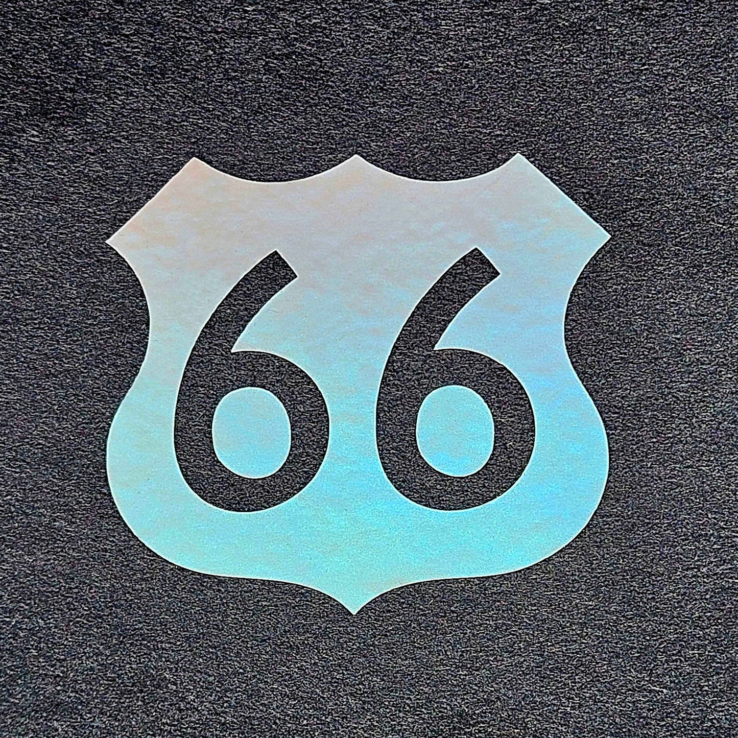 1963 Shield Vinyl Decal / Iridescent