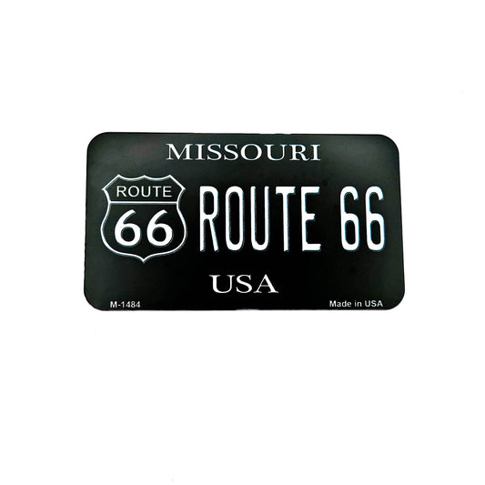Missouri License Plate Metal Magnet