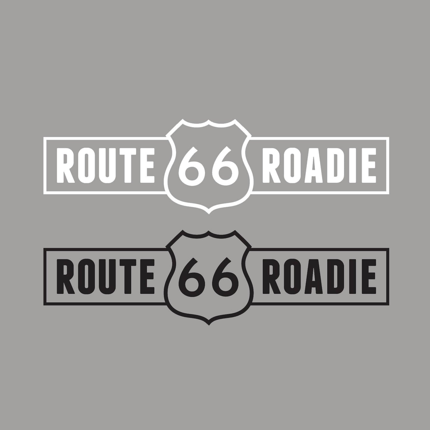 66 Roadie Vinyl Decal / White or Black