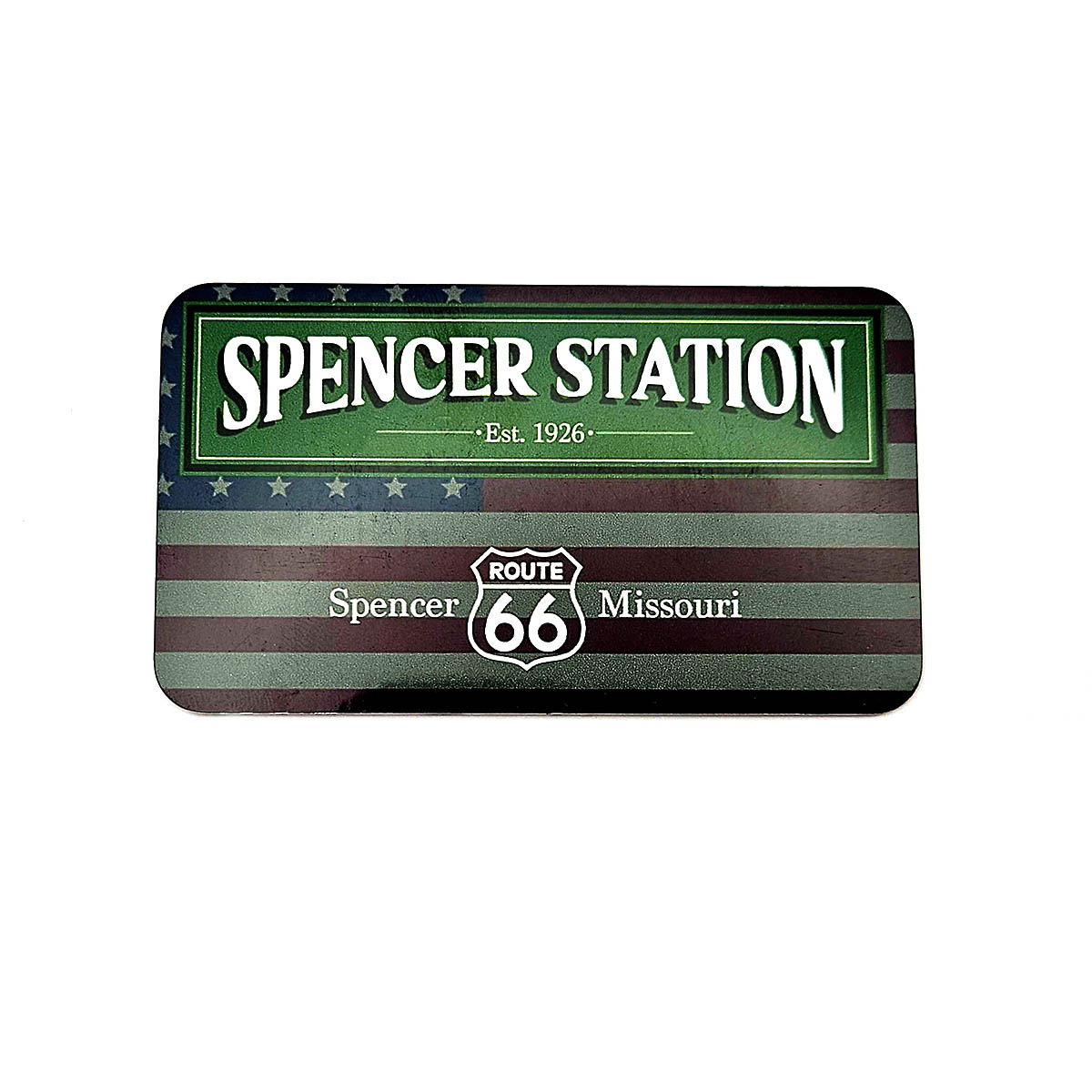 Spencer Metal Magnet / Color US Flag