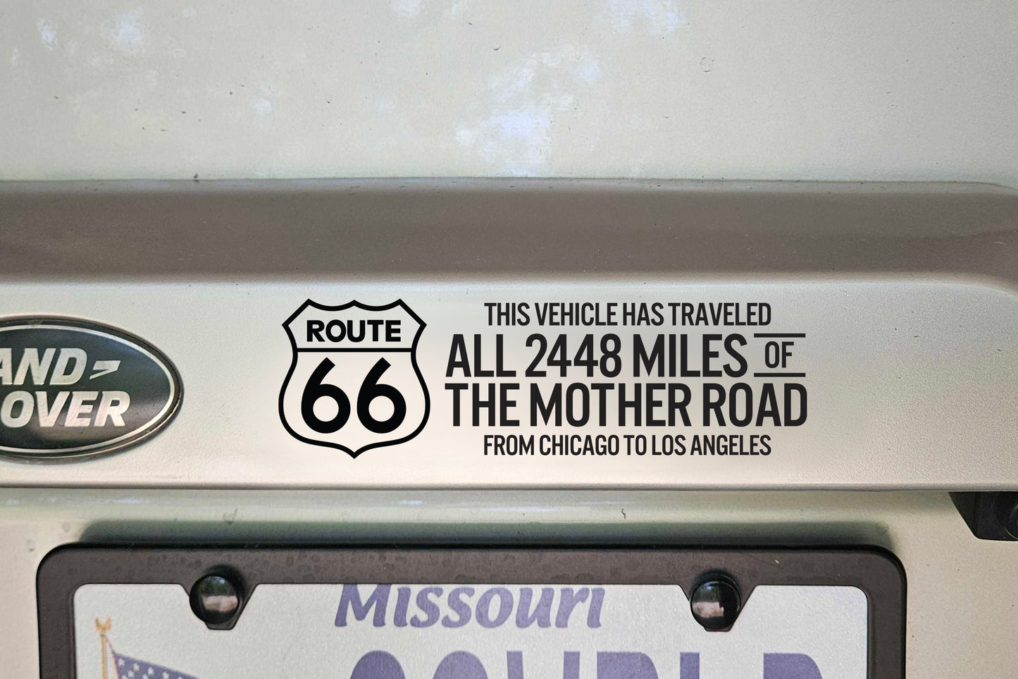 Traveled Route 66 - Vinyl Decal