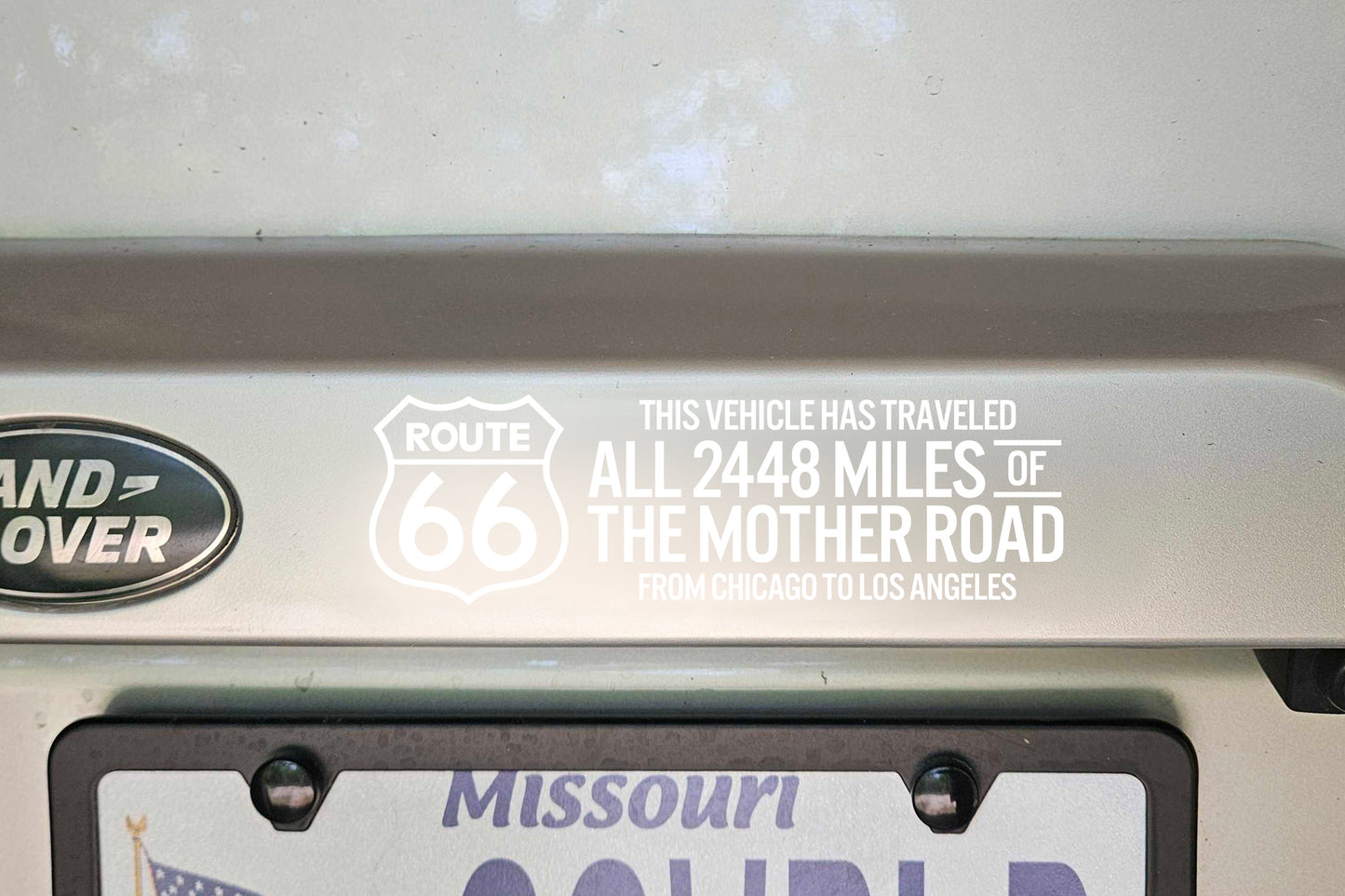 Traveled Route 66 - Vinyl Decal