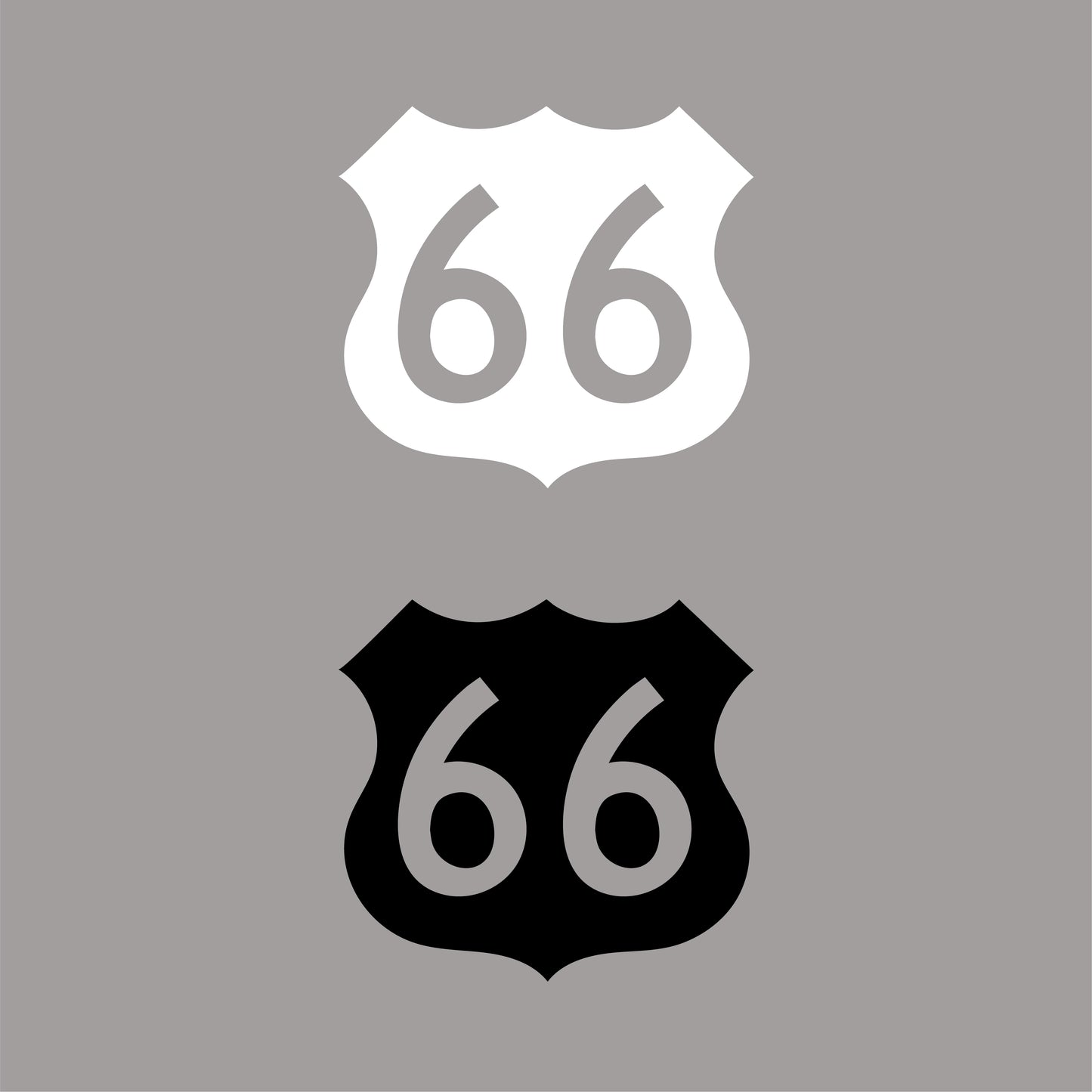 1963 Shield Vinyl Decal / White or Black
