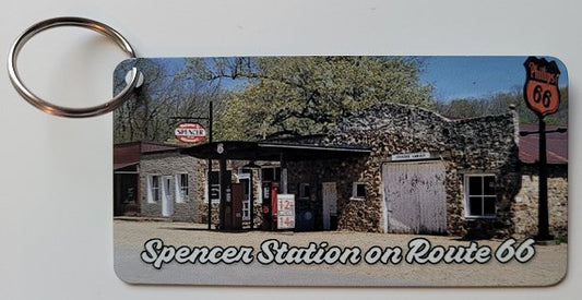 Spencer Station Keychain